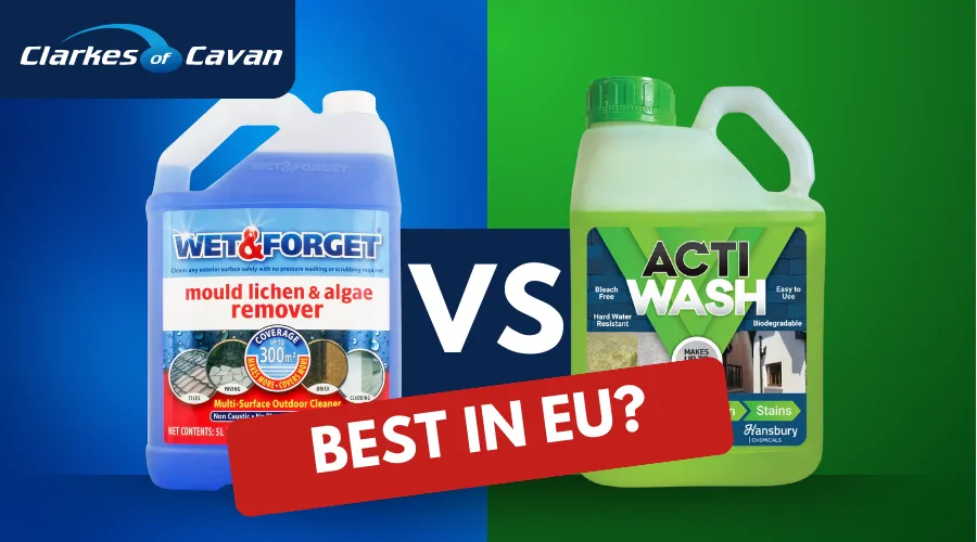 Wet & Forget vs Actiwash: Best in EU? 2026