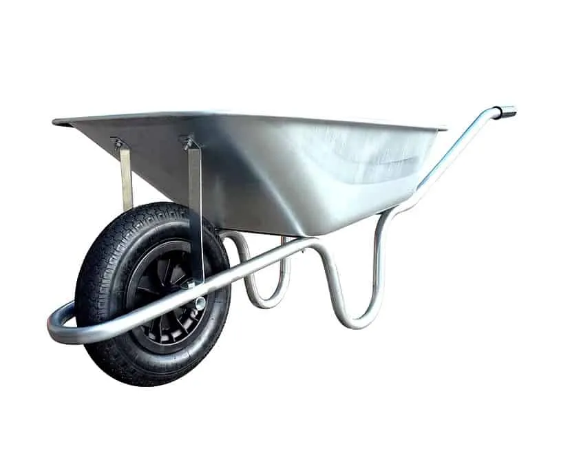 WORKMAN 90L Galvanized Wheelbarrow 