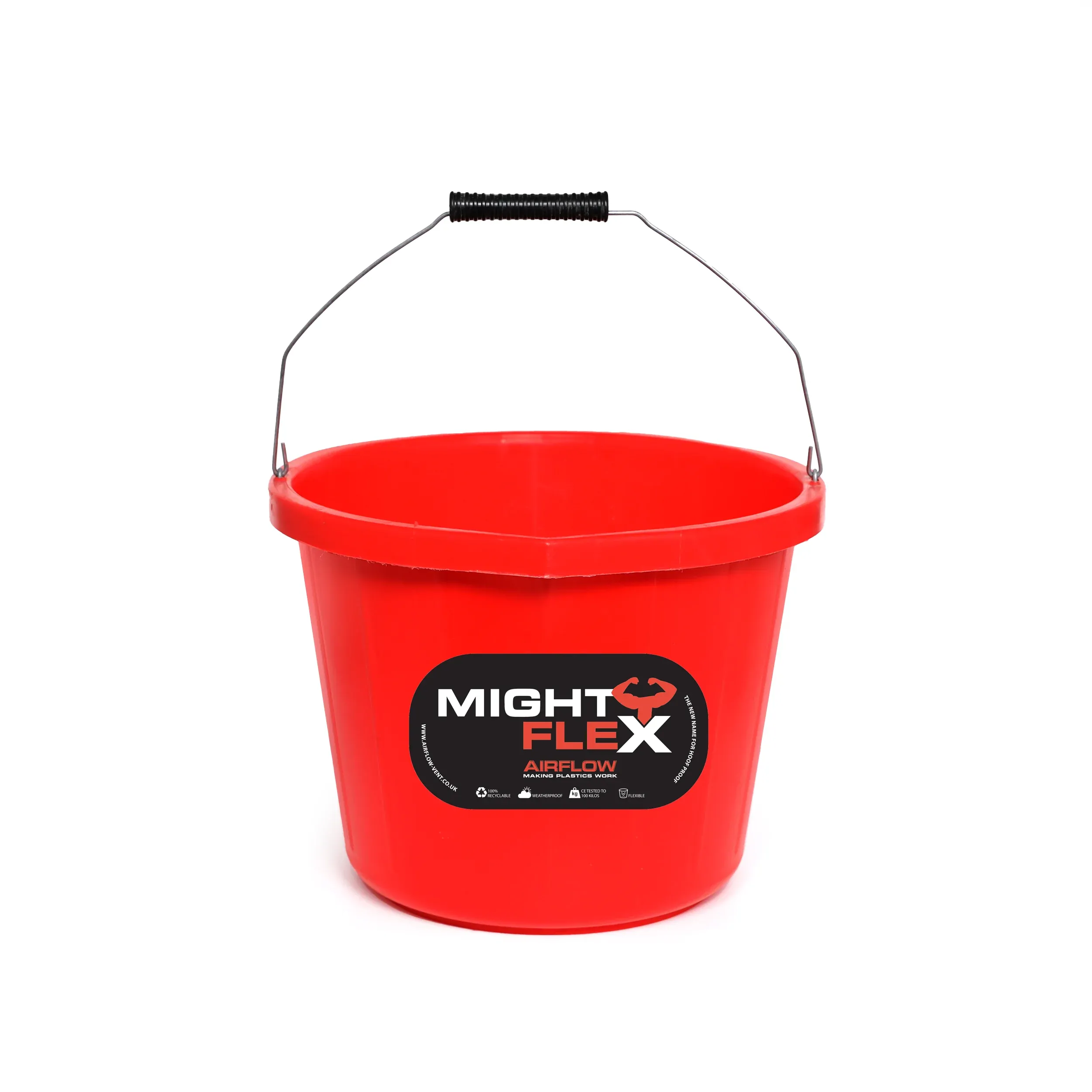 Airflow Hoof Proof Bucket Red 15L