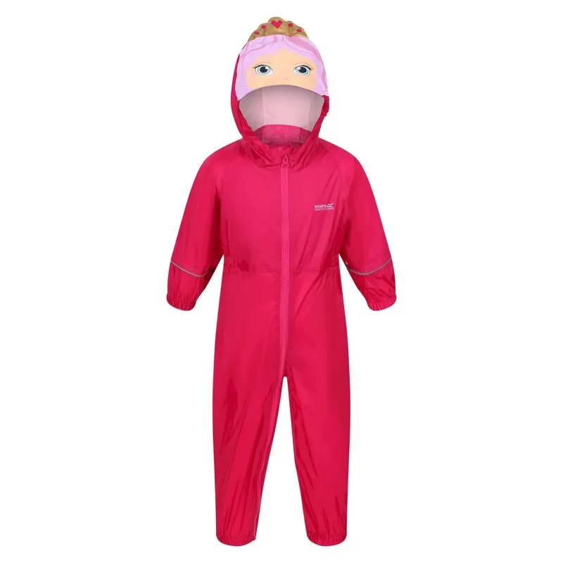 Regatta Kids' Breathable Waterproof Puddle Suit Santorini Sunset Mermaid